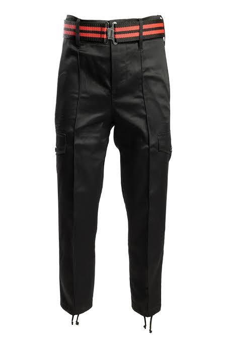 Warlike black uniform trousers